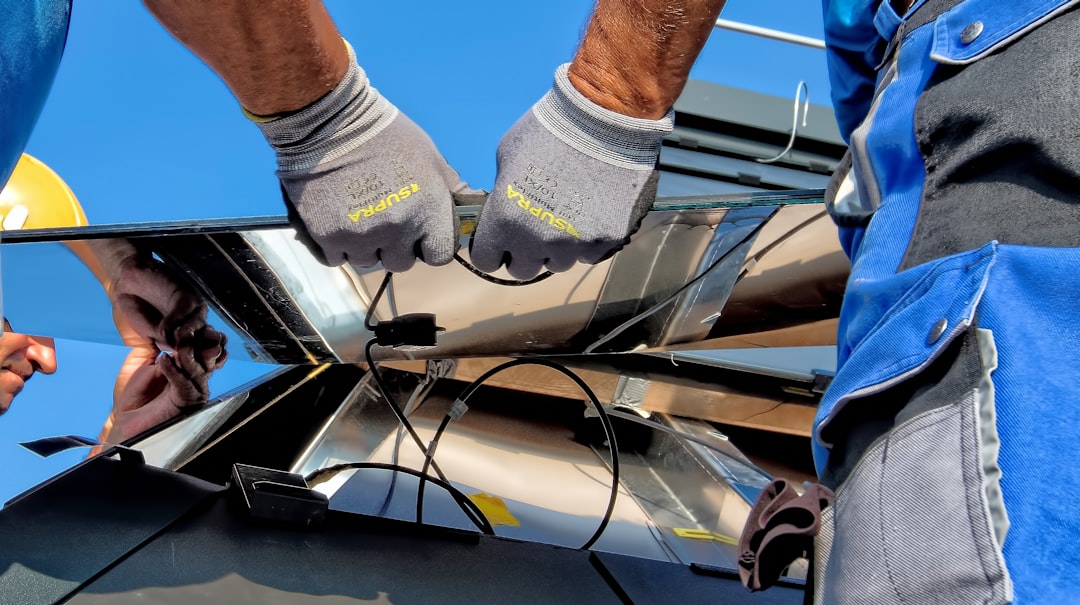 Solar panel installation
